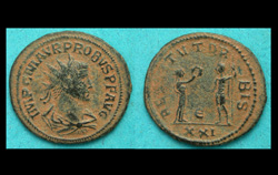 Probus, Antoninianus, Orbis Terraria reverse!